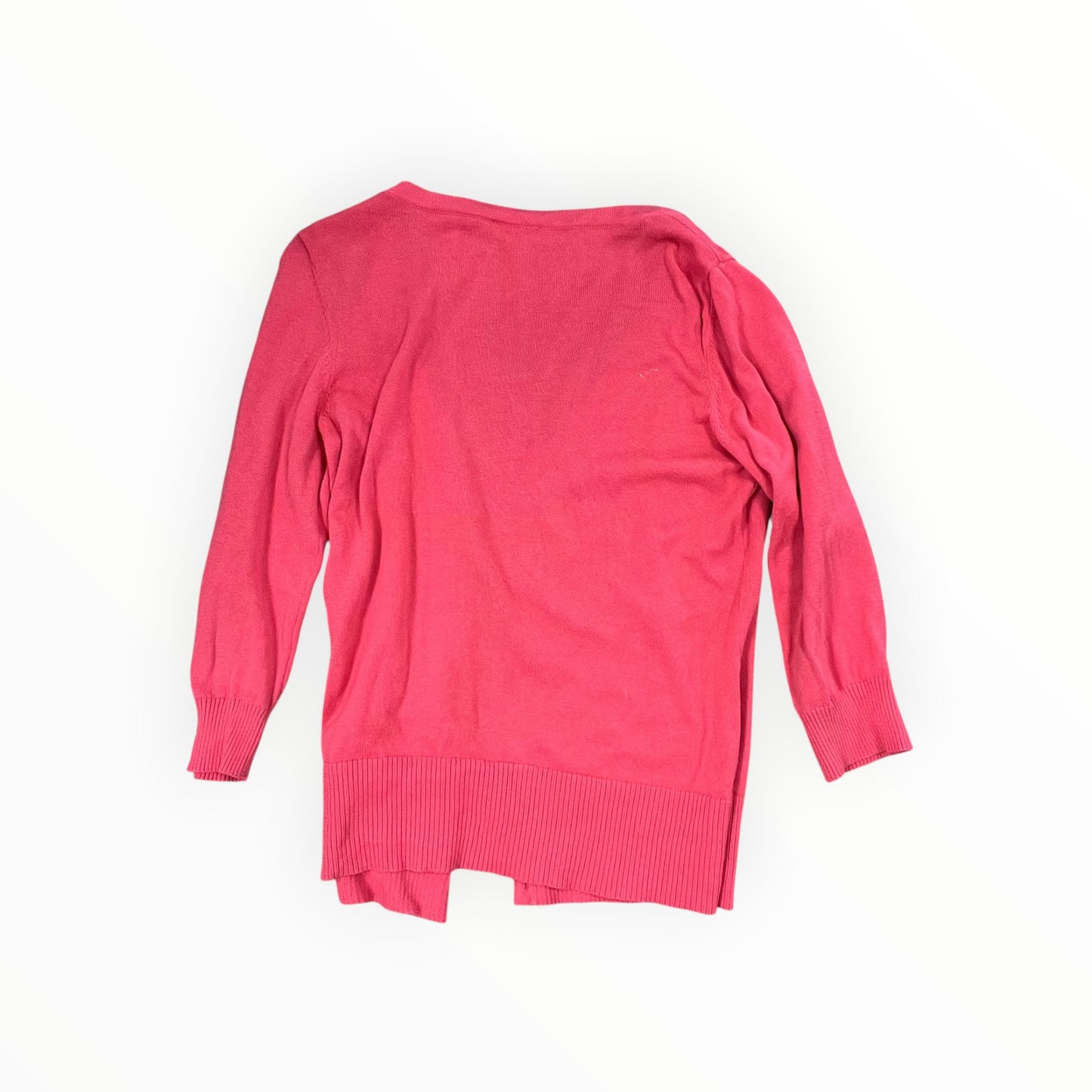 Cardigan By Ab Studio In Pink, Size:Xl