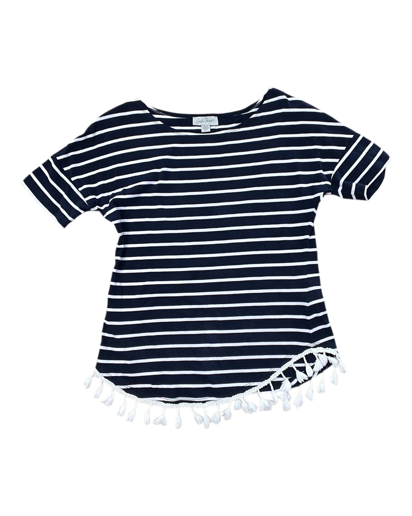 Top Ss By Charlie Paige In Blue & White, Size:S
