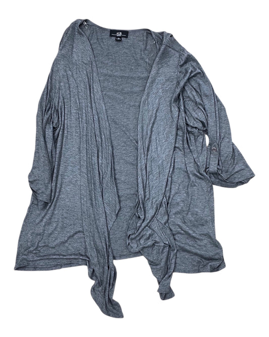 Cardigan By Agb In Grey, Size:3X