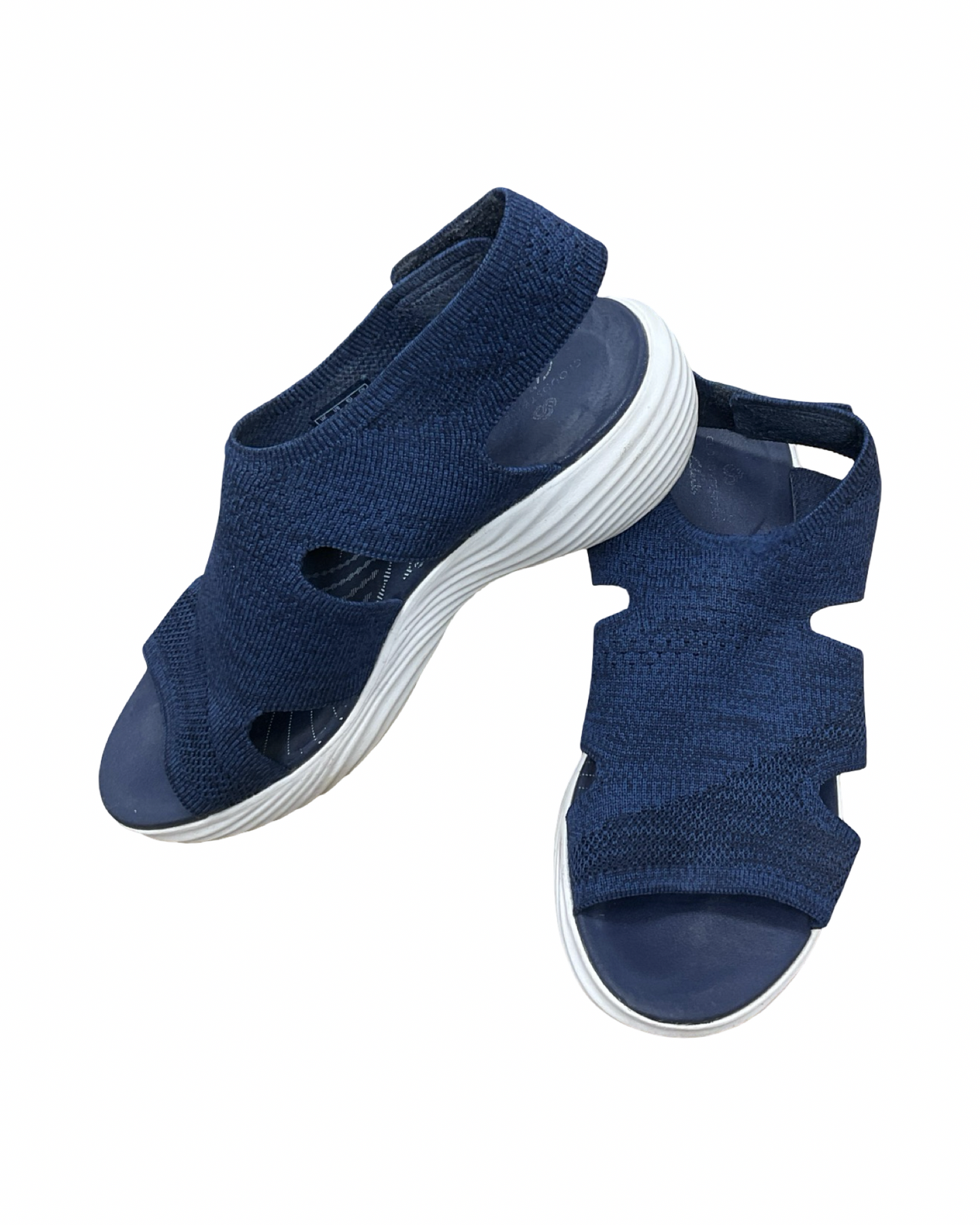 Sandals Sport By Clarks In Blue, Size:9
