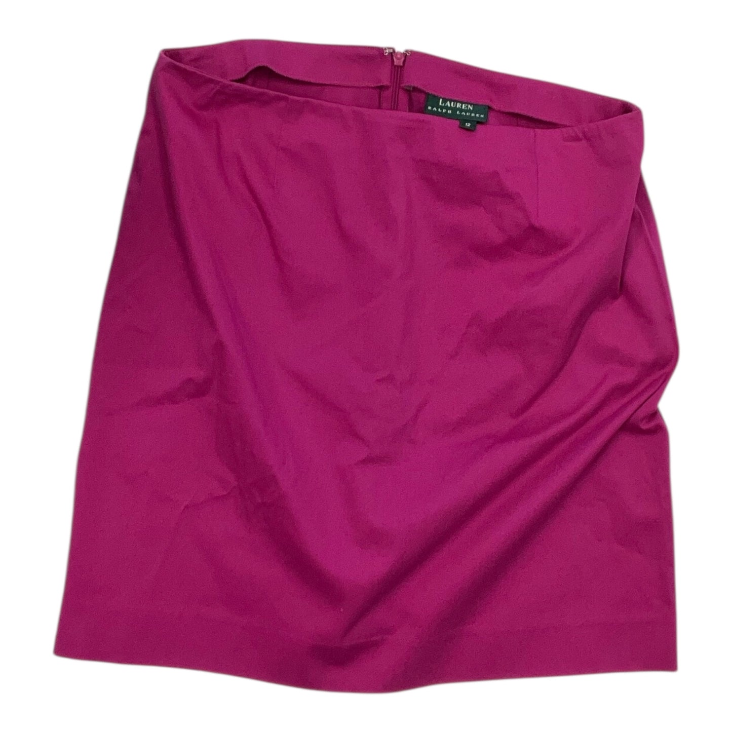 Skirt Midi By Lauren By Ralph Lauren In Pink, Size:12