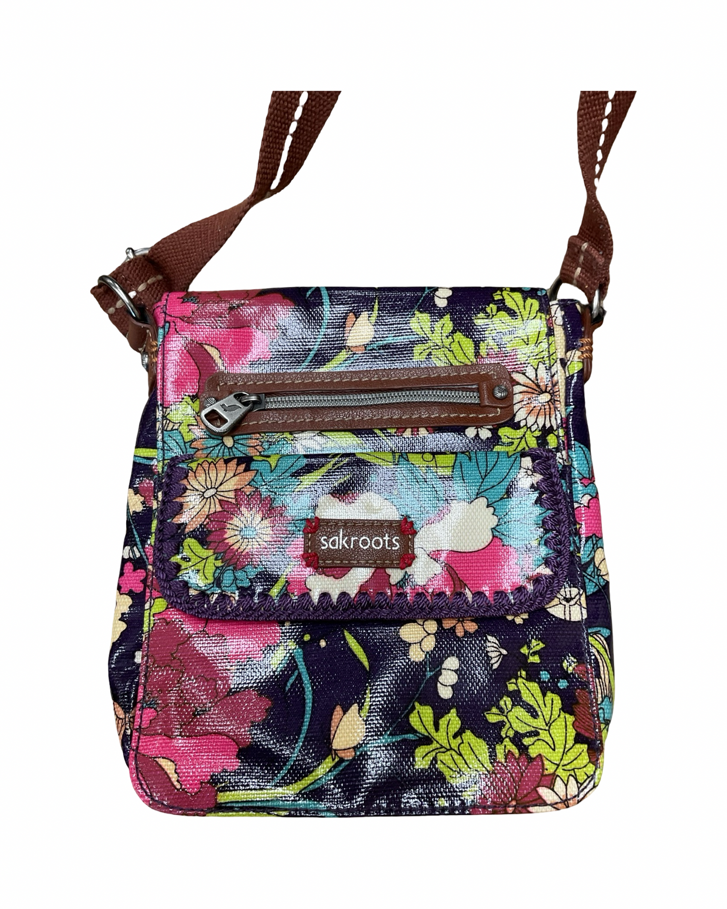 Crossbody By Sakroots In Floral Print, Size:Small