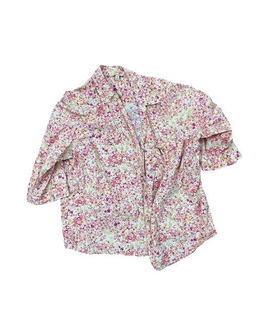 Blouse 3/4 Sleeve By Sonoma In Orange, Size:2X