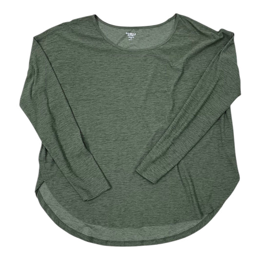 Athletic Top Ls Collar By Old Navy In Green, Size:M