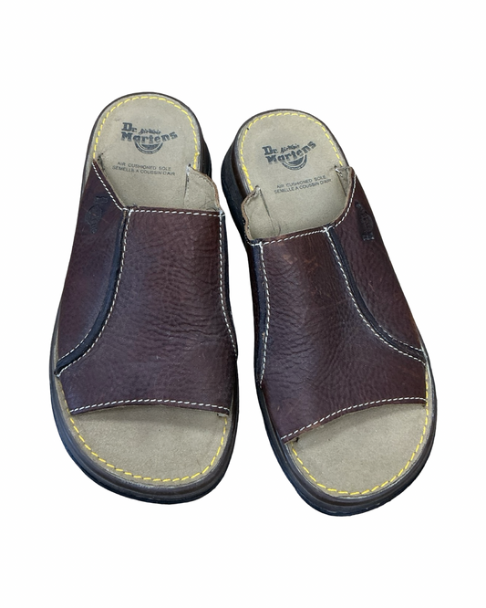 Sandals Heels Kitten By Dr Martens In Brown, Size:5