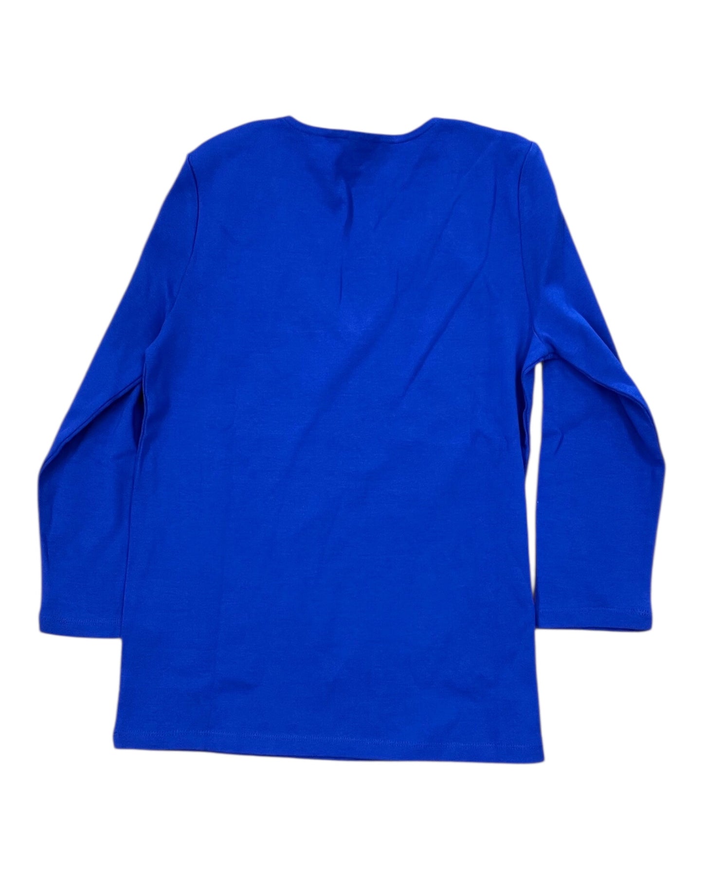 Top Ls By Rafaella In Blue, Size:S
