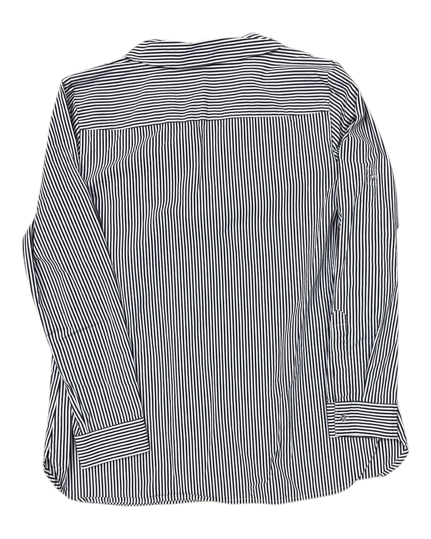 Top Ls By Calvin Klein In Black & White, Size:L