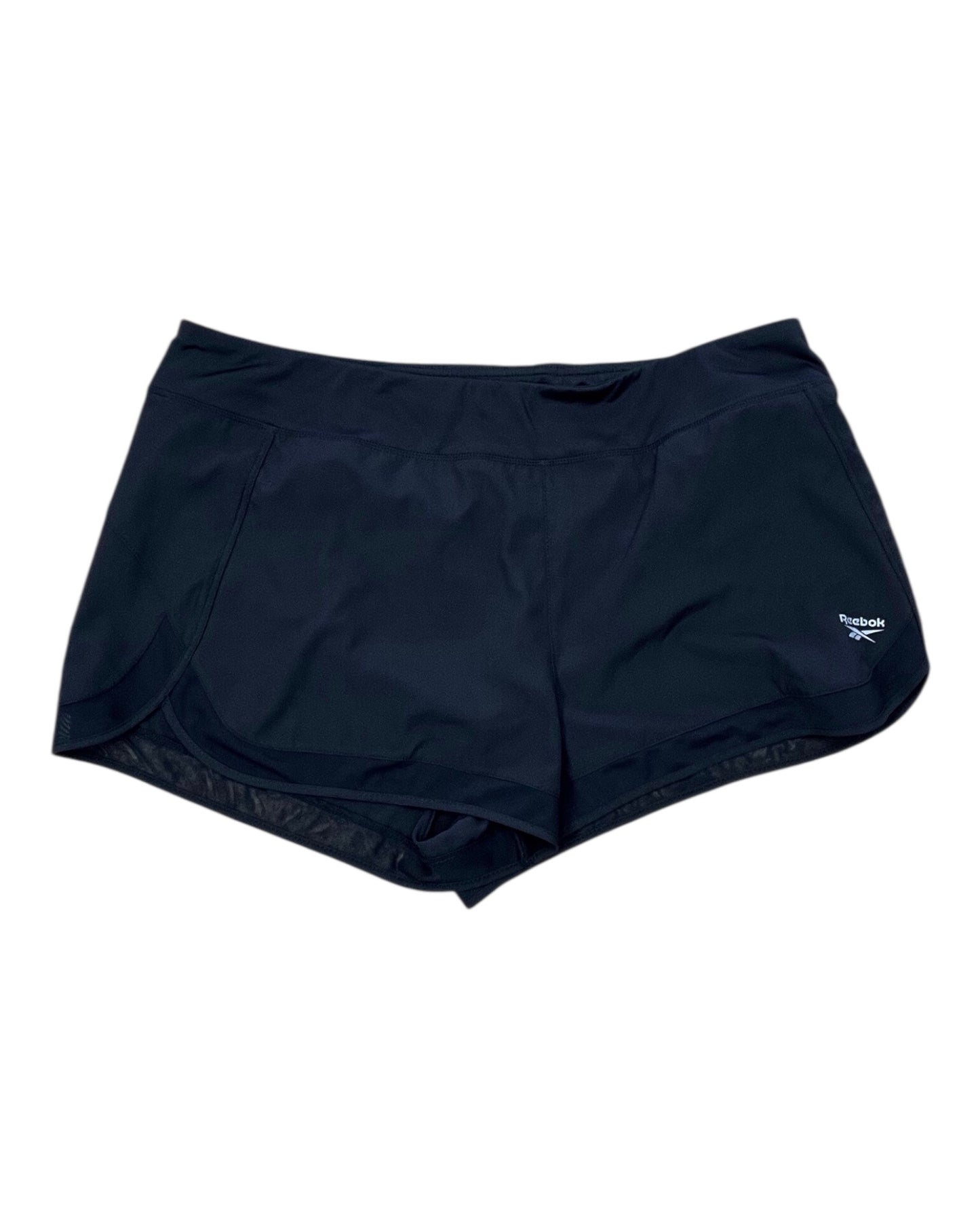 Athletic Shorts By Reebok In Black, Size:1X