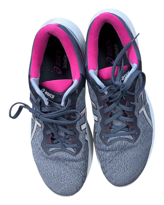 Shoes Athletic By Asics In Grey & Pink, Size:10.5