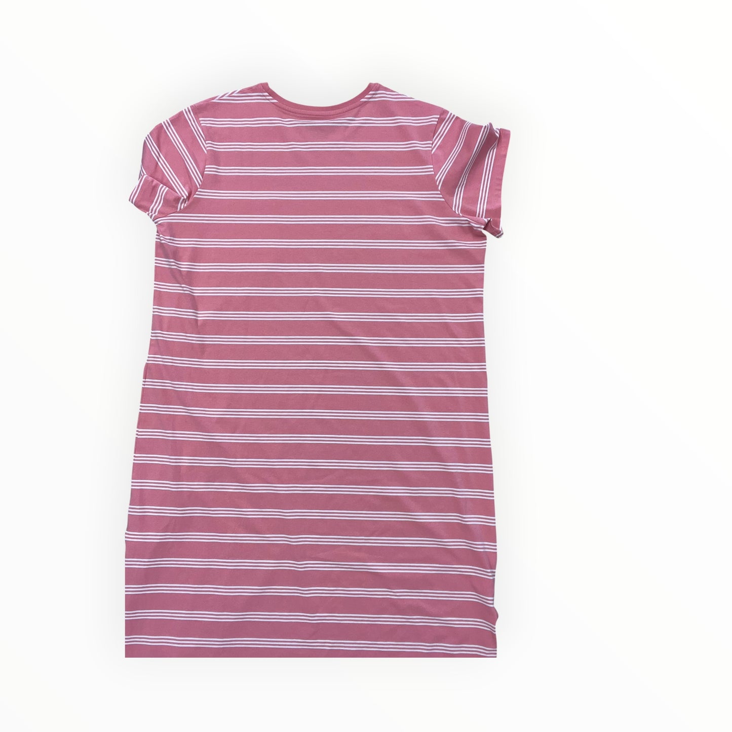 Dress Casual Maxi By Natural Reflections In Pink & White, Size:1X