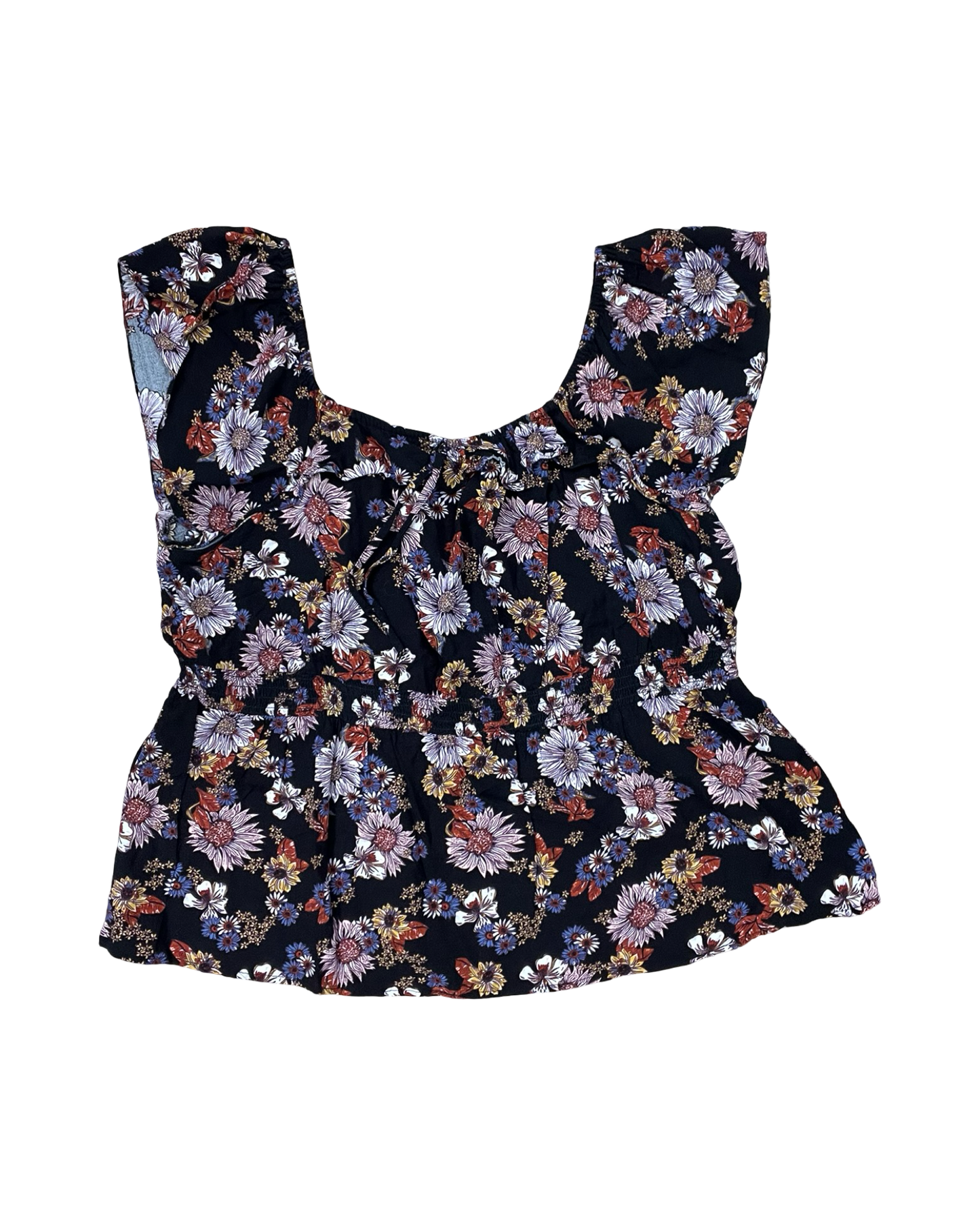 Top Ss By Maurices In Floral Print, Size:2X