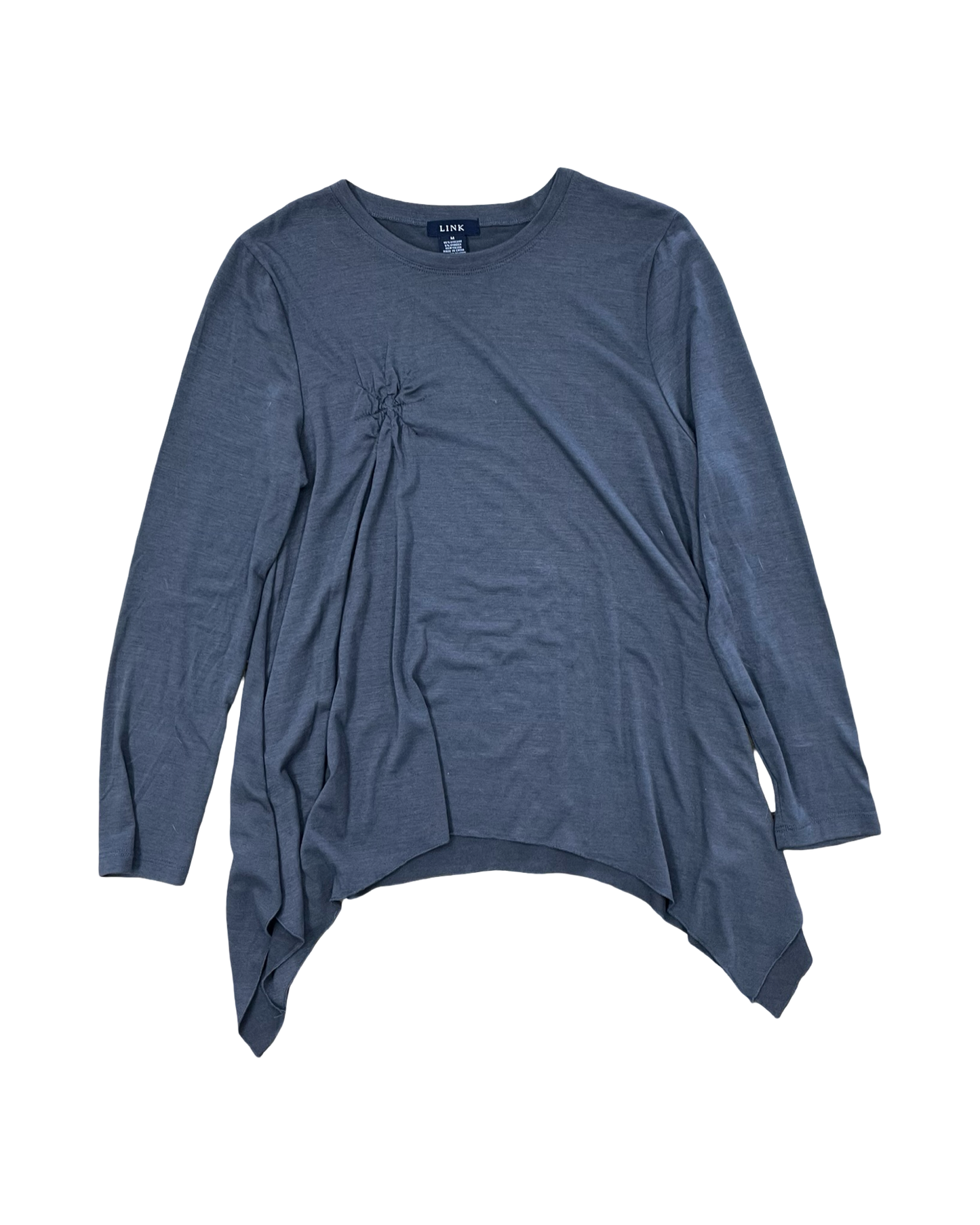 Top Ls By Clothes Mentor In Grey, Size:M
