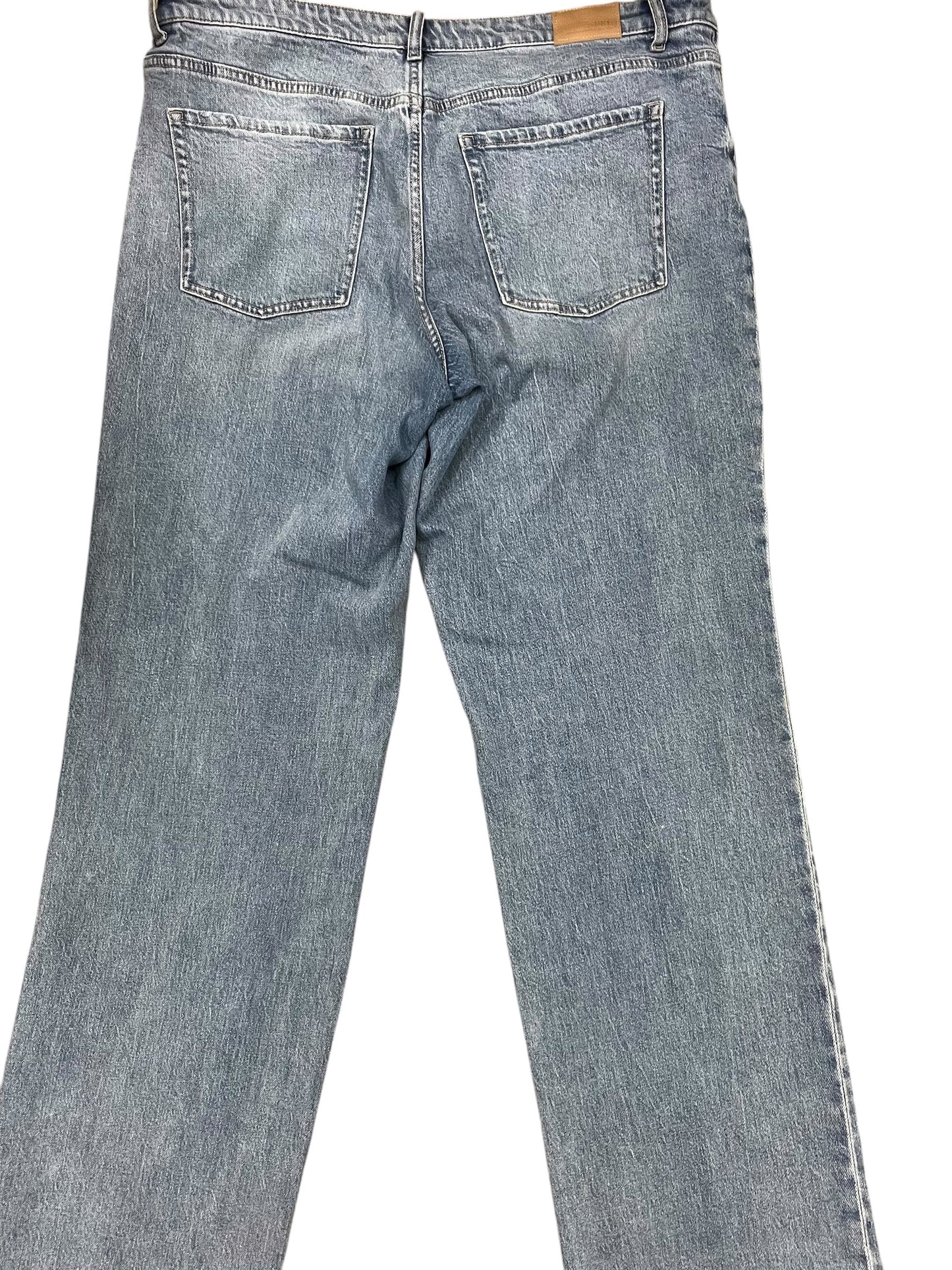 Jeans Wide Leg By Bke In Blue Denim, Size:16