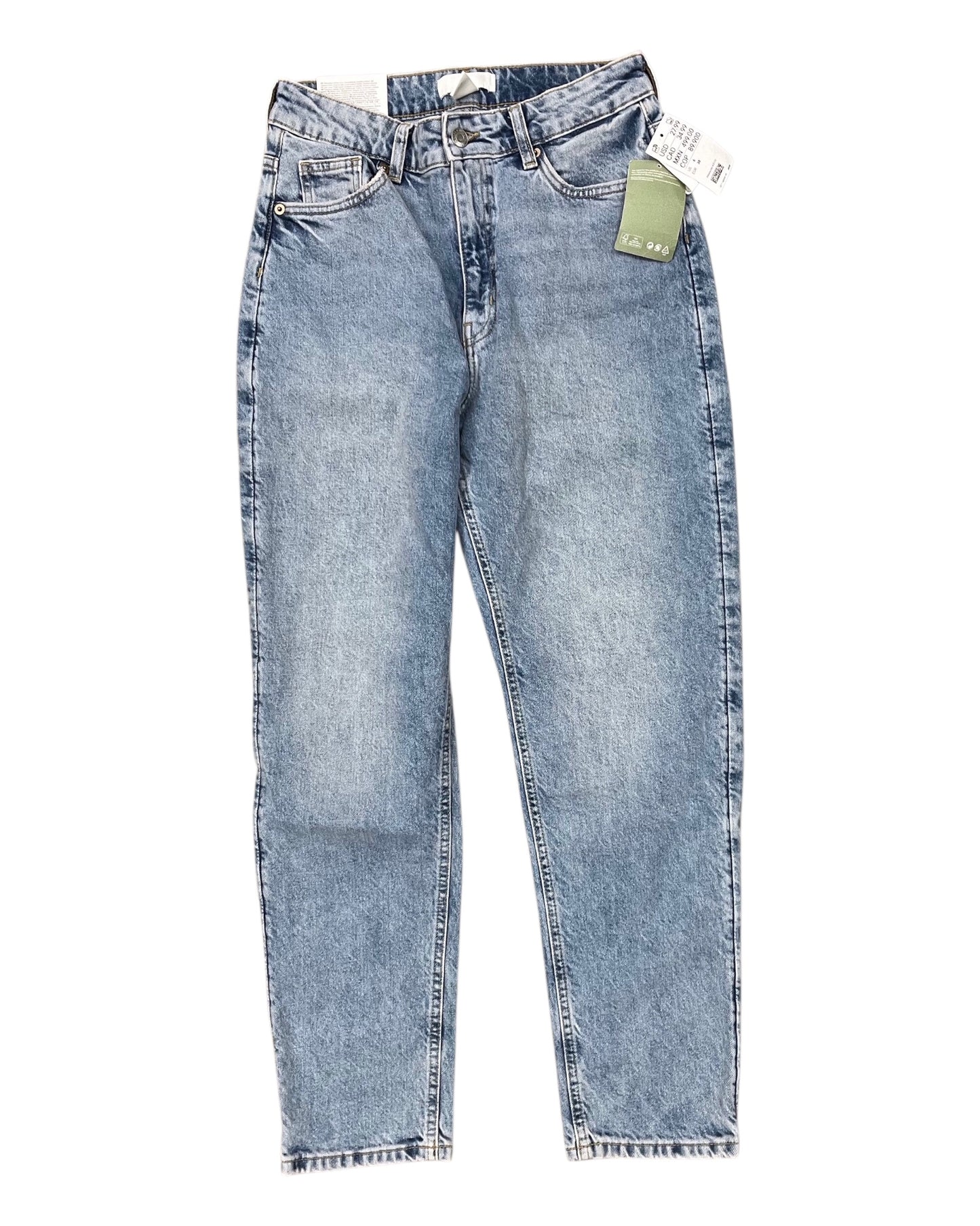 Jeans Straight By H&M In Blue Denim, Size:6