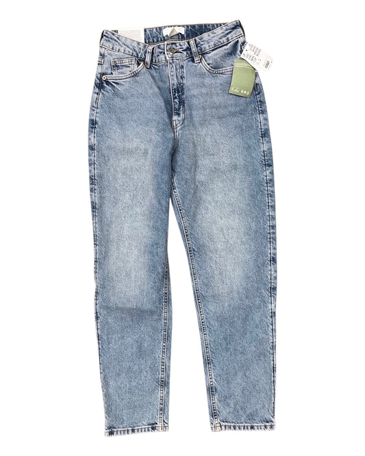 Jeans Straight By H&M In Blue Denim, Size:6