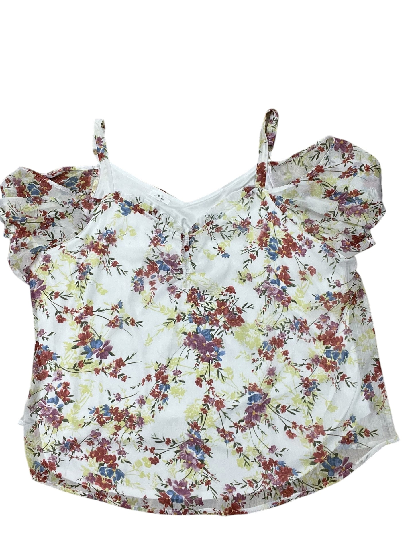 Top Ss By Maurices In White, Size:3X