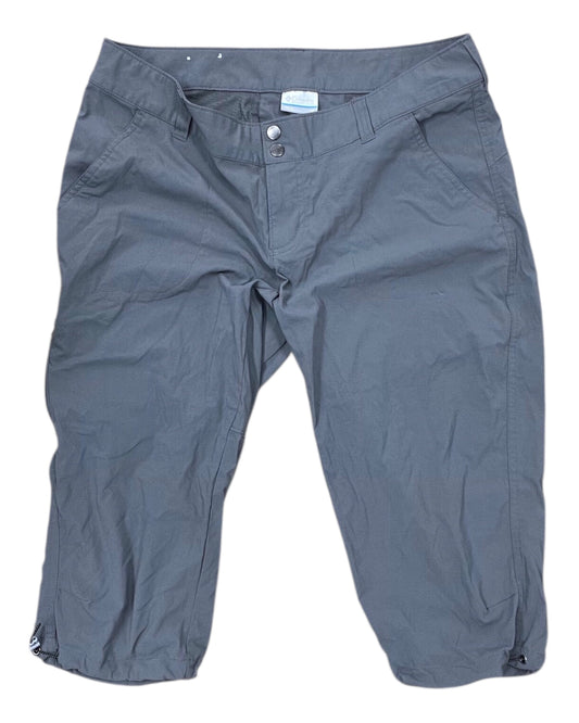 Athletic Capris By Columbia In Grey, Size:L