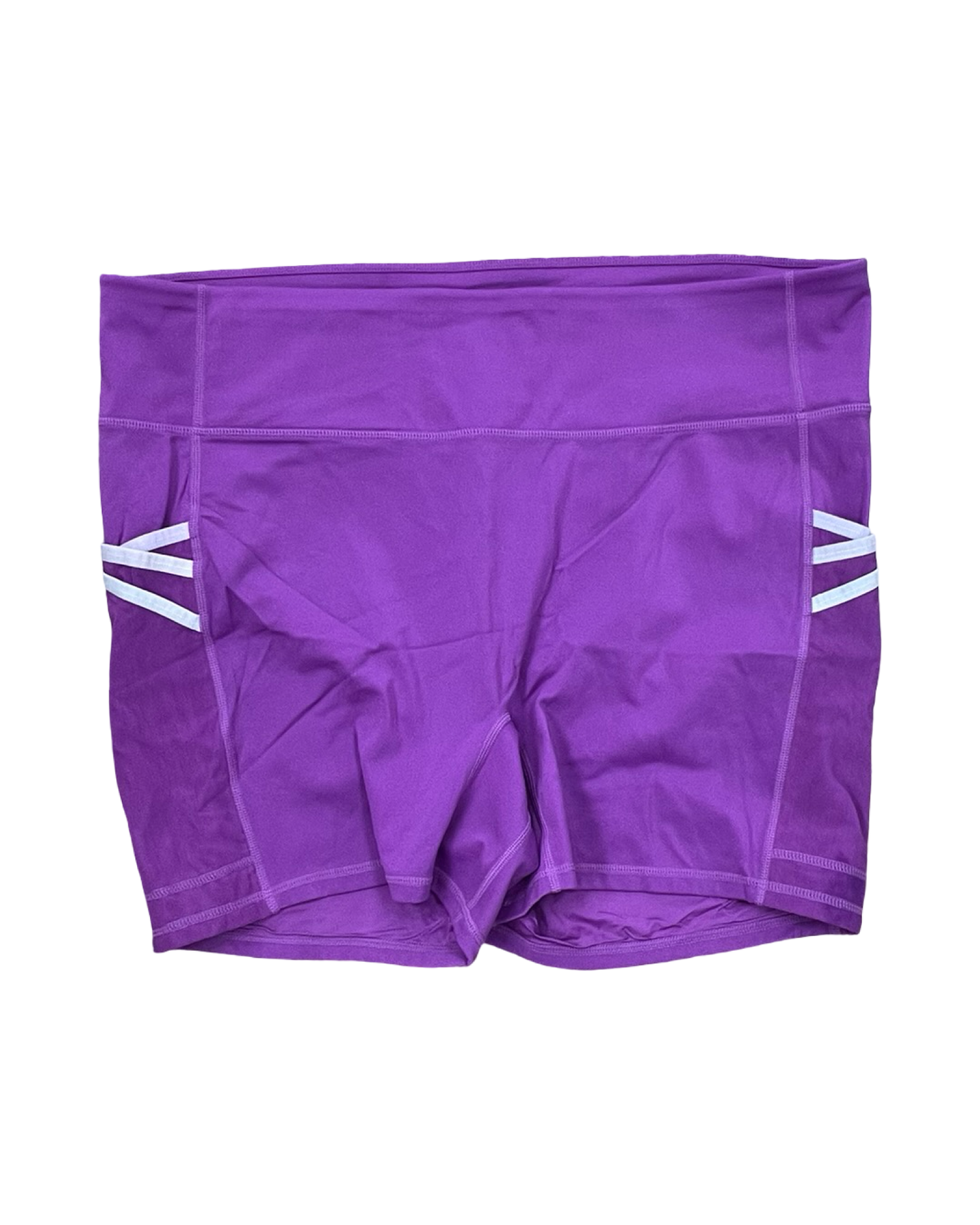 Athletic Shorts By Fabletics In Purple, Size:3X