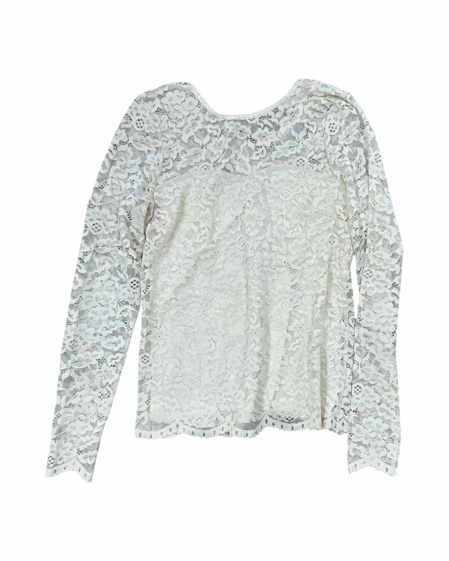 Top Ls By Bke In Cream, Size:M