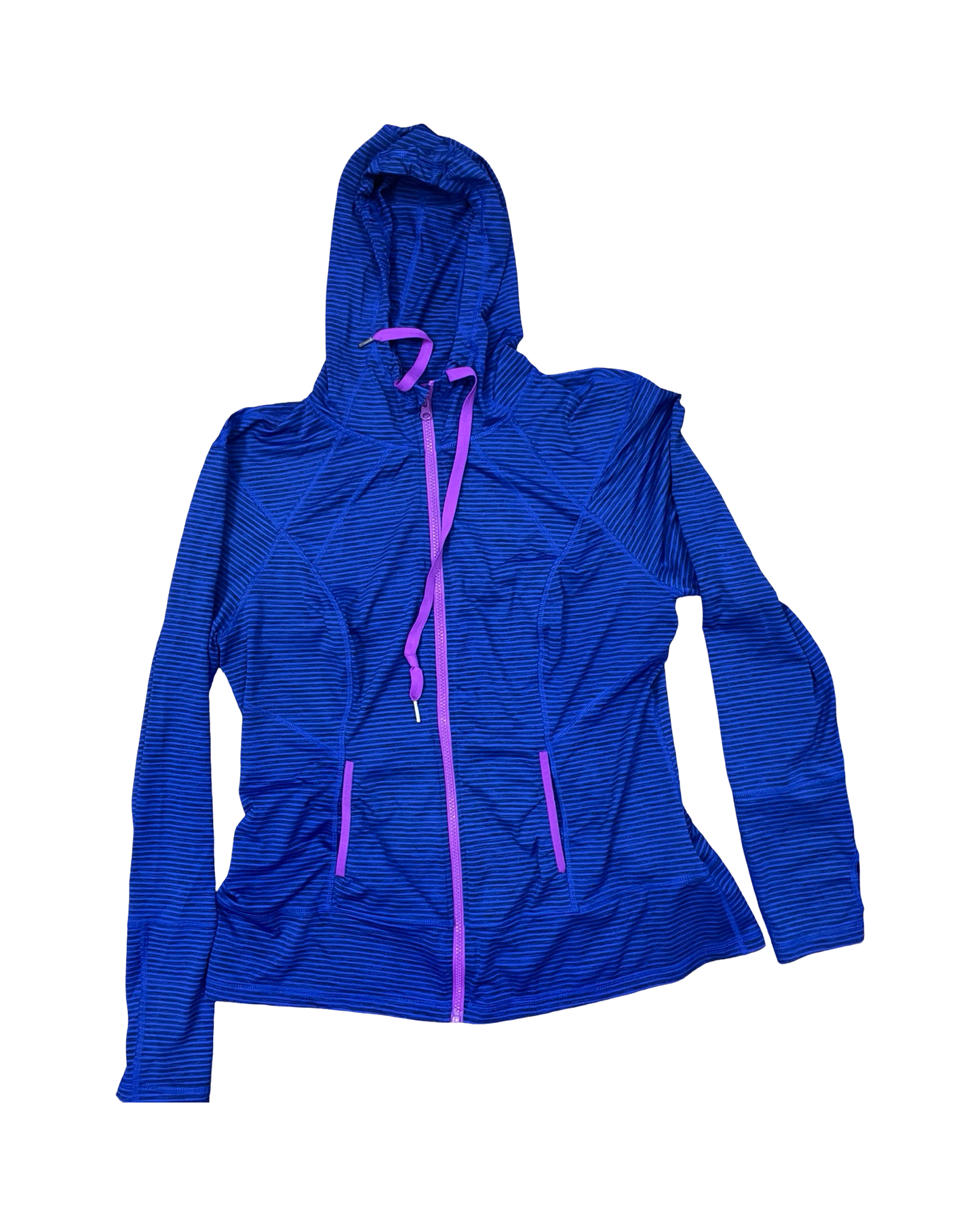 Athletic Jacket By Lukka In Blue, Size:Xl