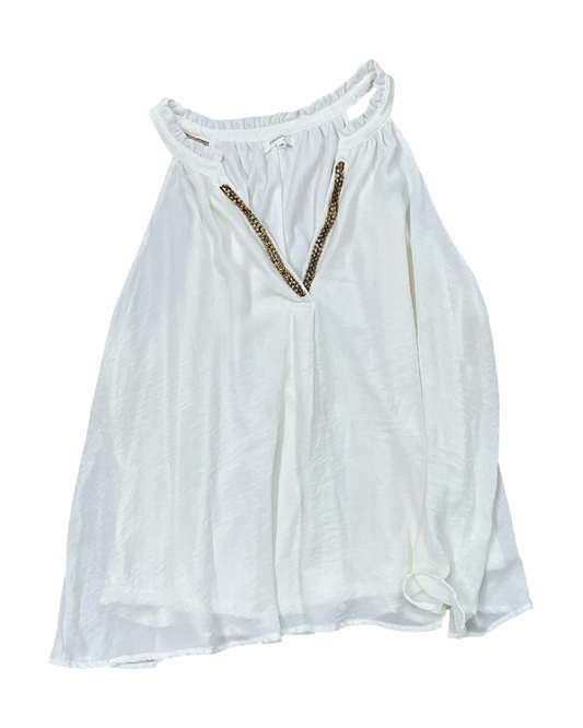Top Sleeveless By Maurices In Cream, Size:Xl