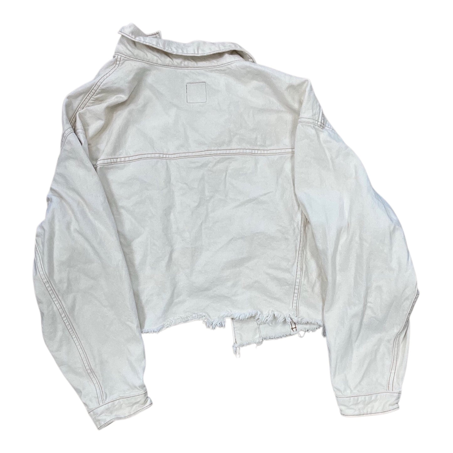 Jacket Denim By Wild Fable In White, Size:S