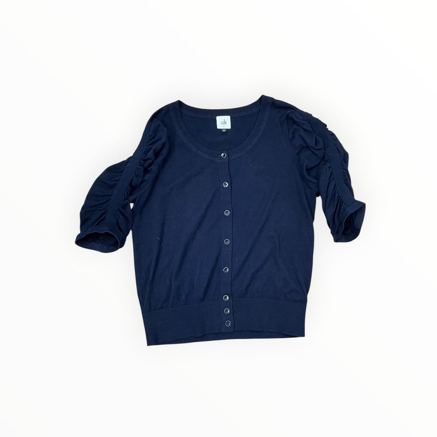 Blouse Ss By Cabi In Navy, Size:M