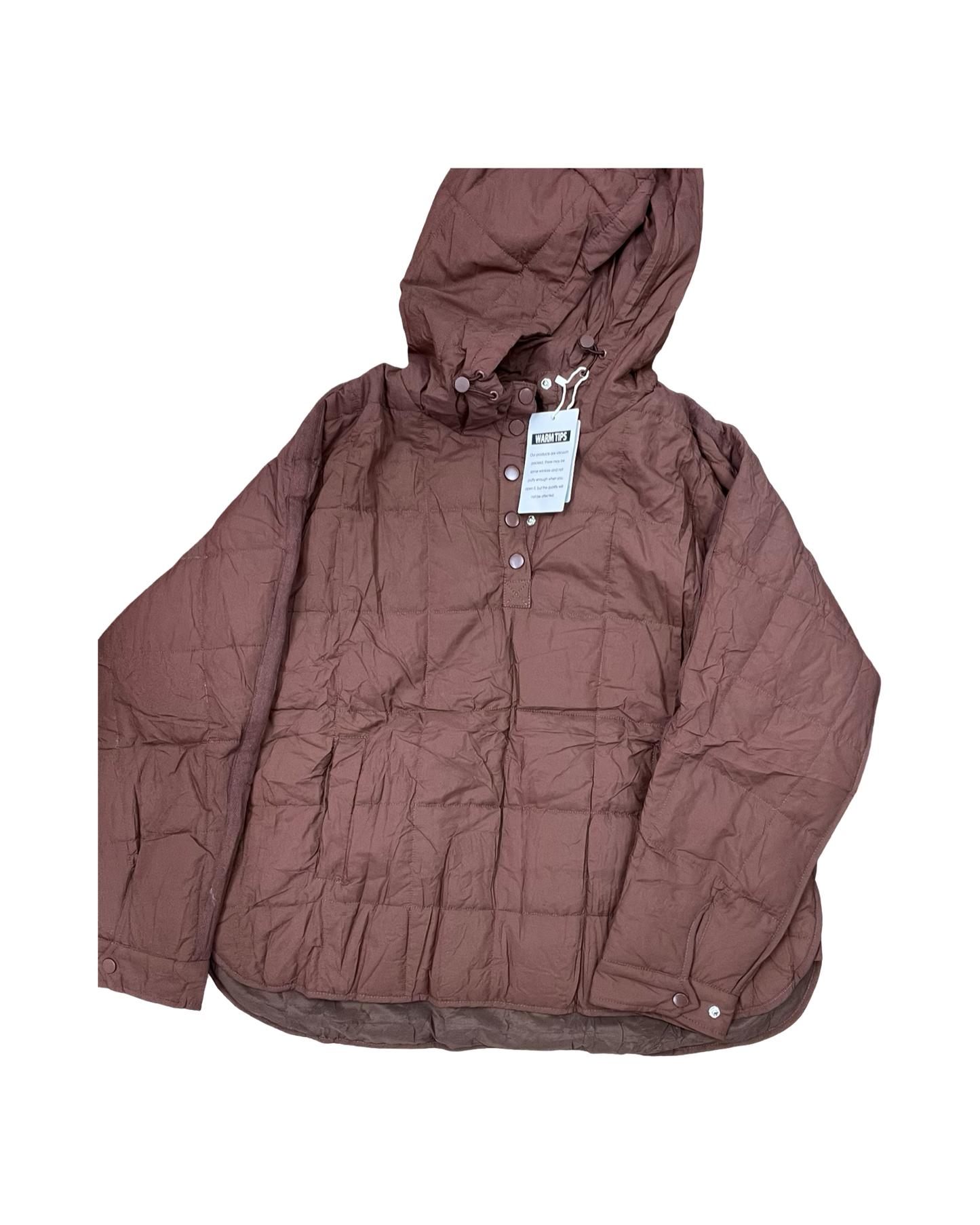 Sweatshirt Hoodie By Clothes Mentor In Brown, Size:L