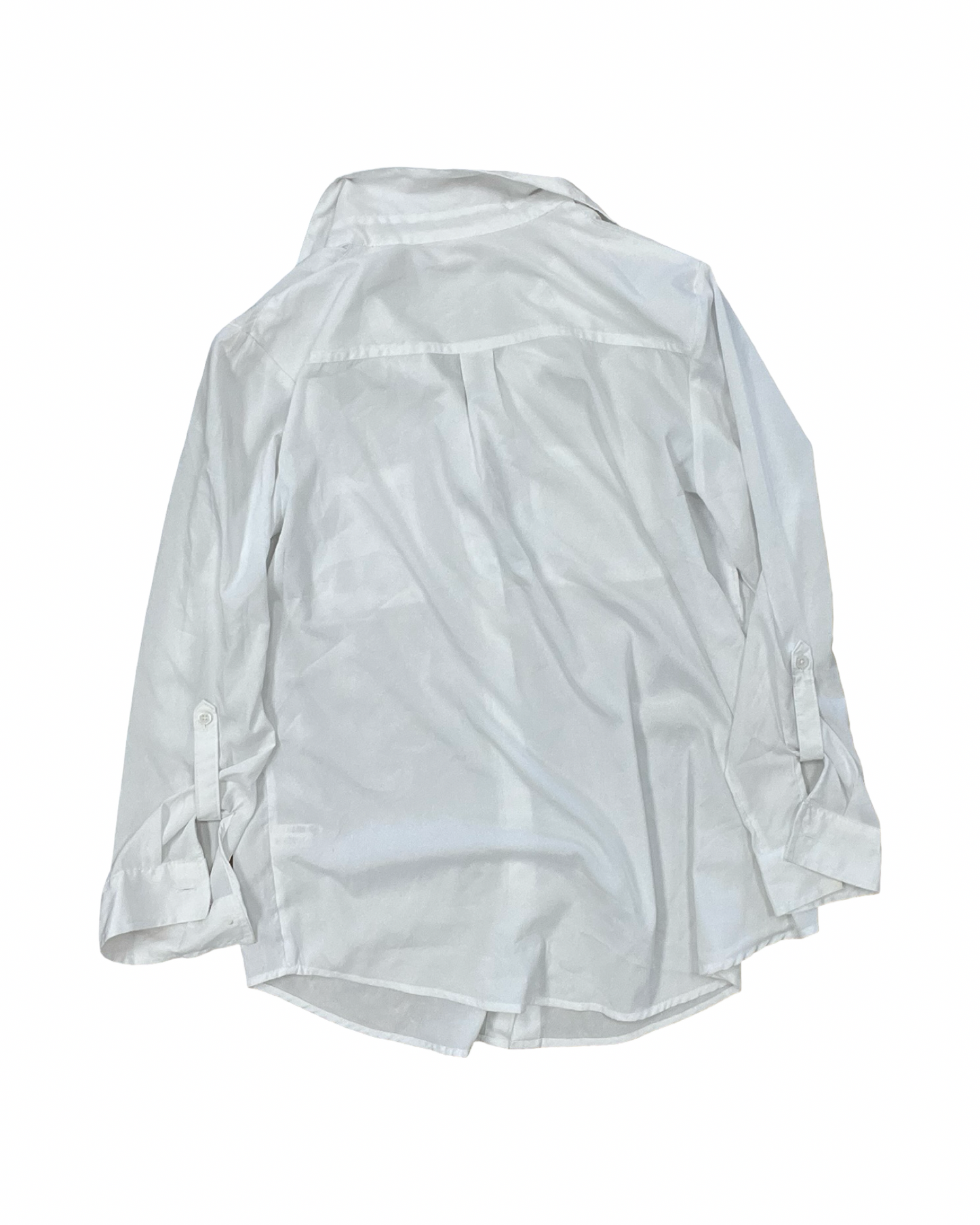 Blouse Ls By Faded Glory In White, Size:L