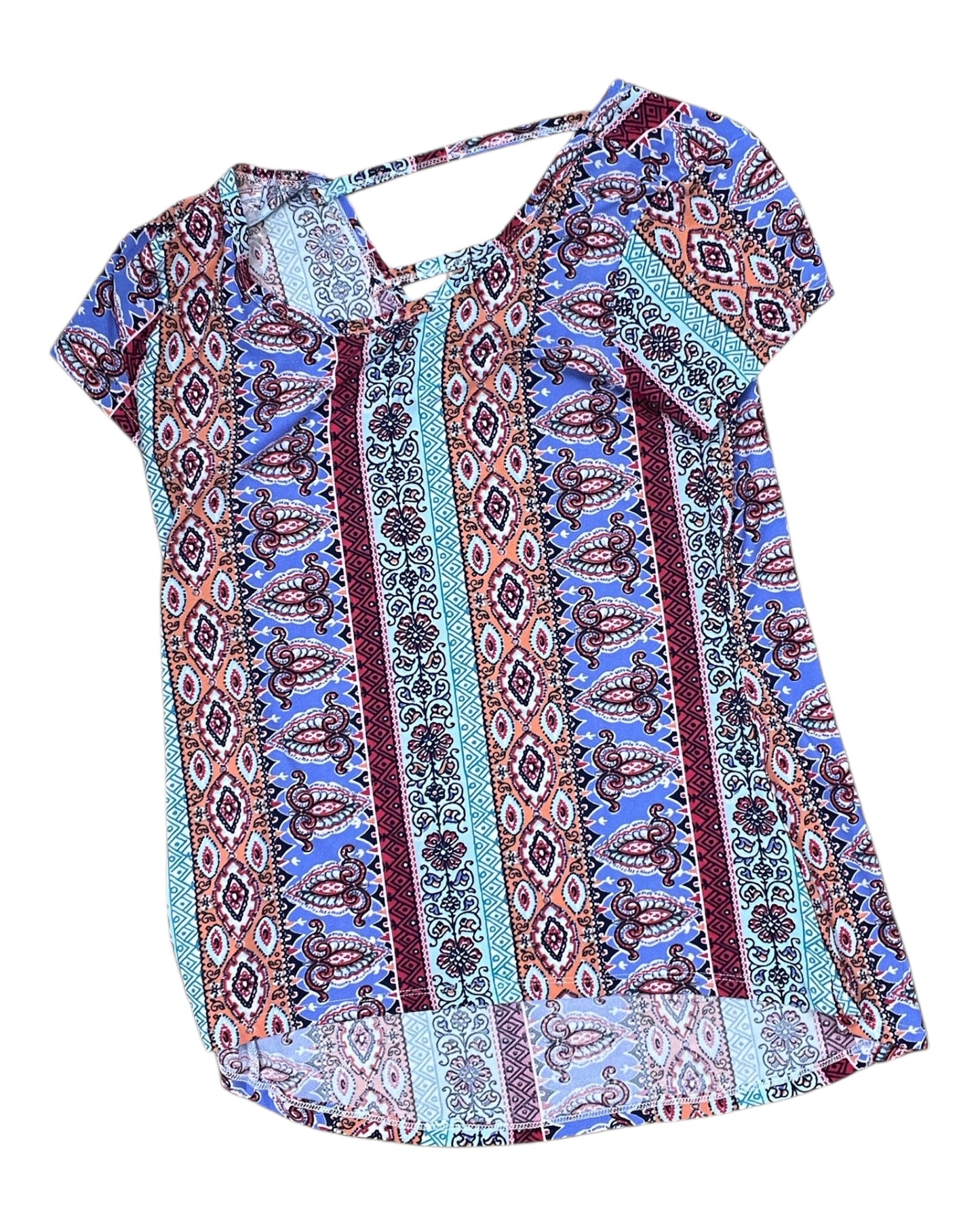 Top Ss By Bobbie Brooks In Purple & Red, Size:L
