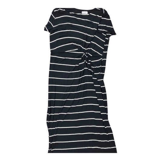 Dress Casual Maxi By Maurices In Black & White, Size:Xl