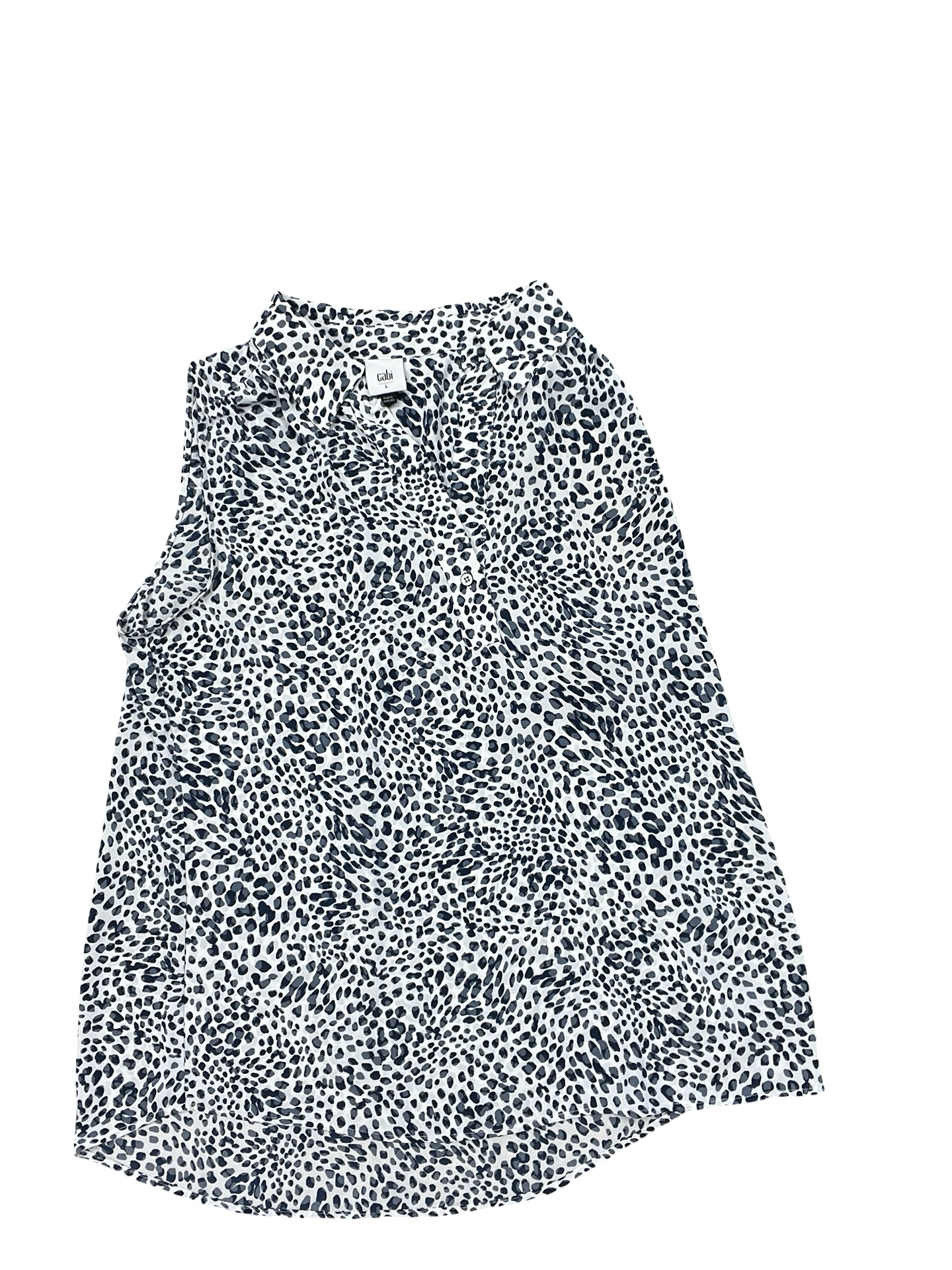 Top Sleeveless By Cabi In Blue, Size:L
