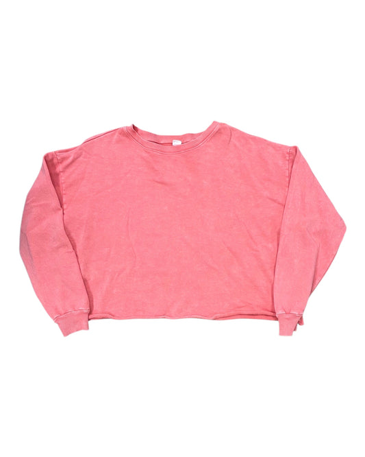 Sweatshirt Crewneck By Clothes Mentor In Orange, Size:S