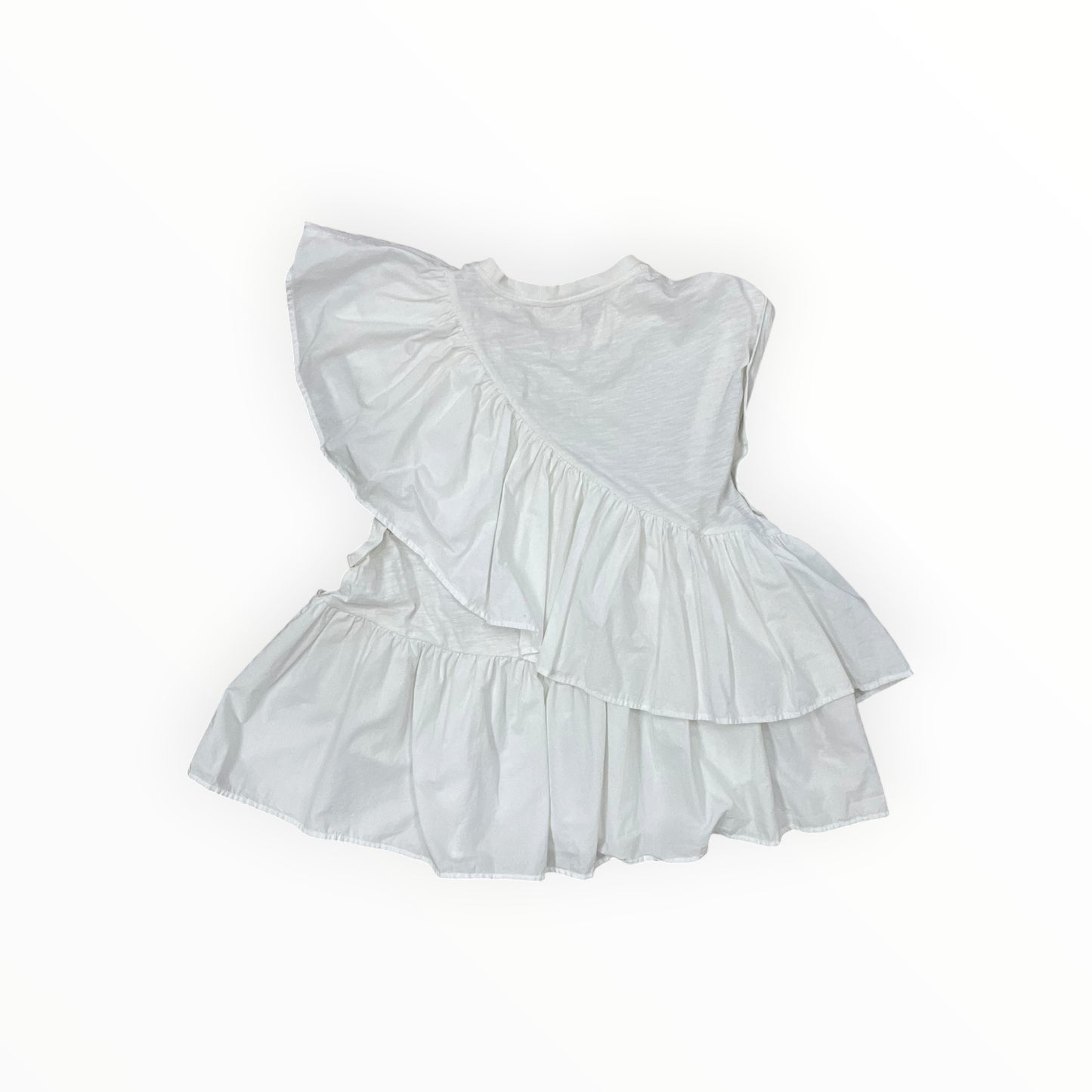 Top Sleeveless By Cinc A Sept In White, Size:Xl