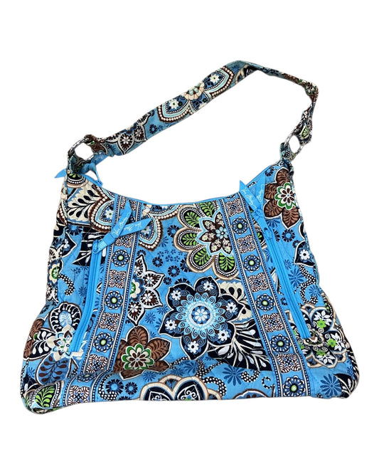 Handbag By Vera Bradley In Blue, Size:Medium