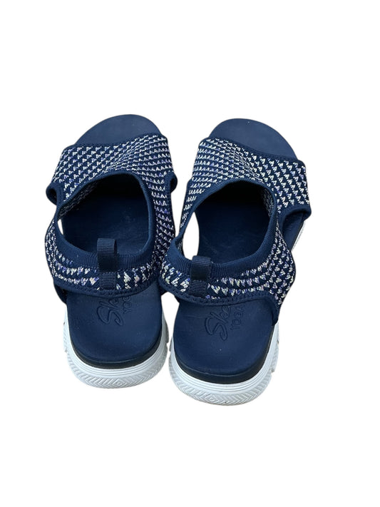 Sandals Flats By Skechers In Teal, Size:11
