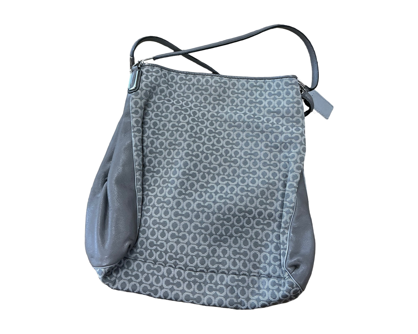Handbag Designer By Coach In Grey, Size:Medium