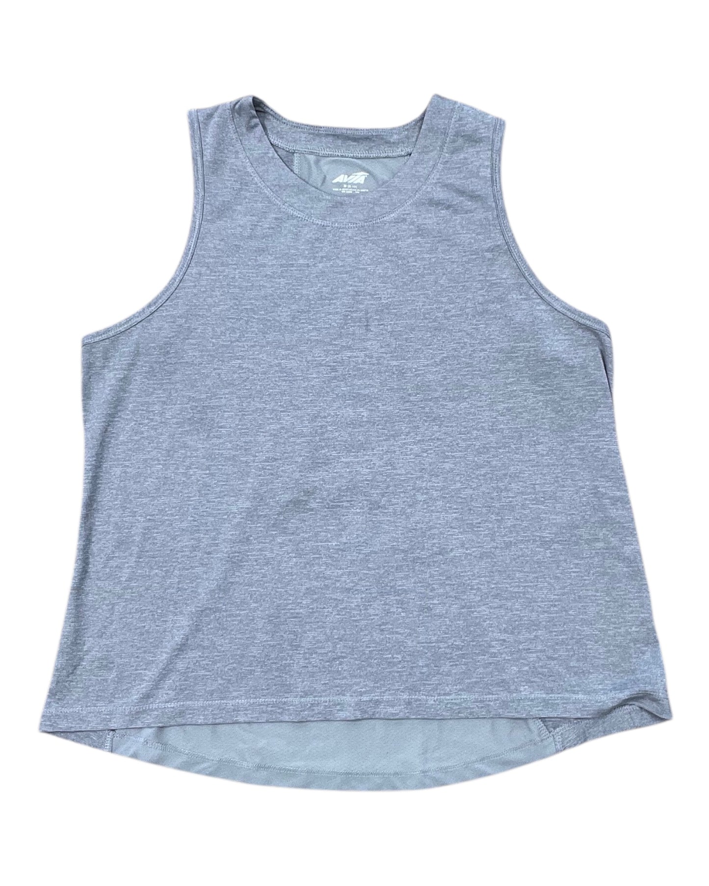 Athletic Tank Top By Avia In Grey, Size:M