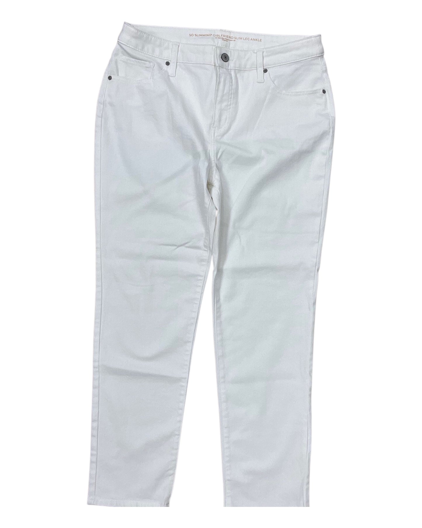 Jeans Skinny By Chicos In White, Size:10