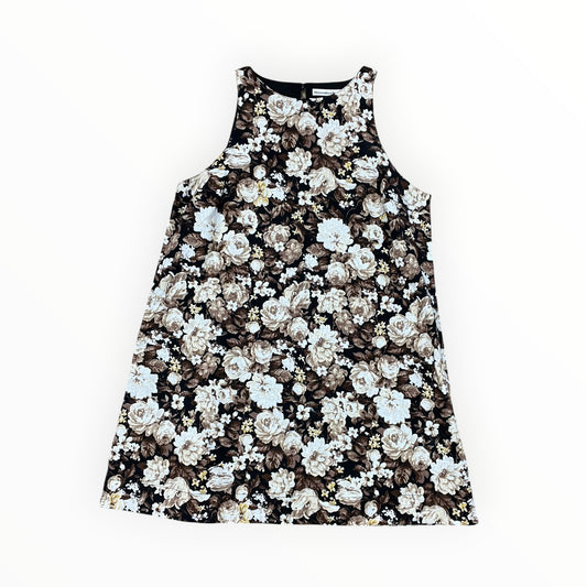 Dress Work By Abercrombie And Fitch In Brown & Cream, Size:L
