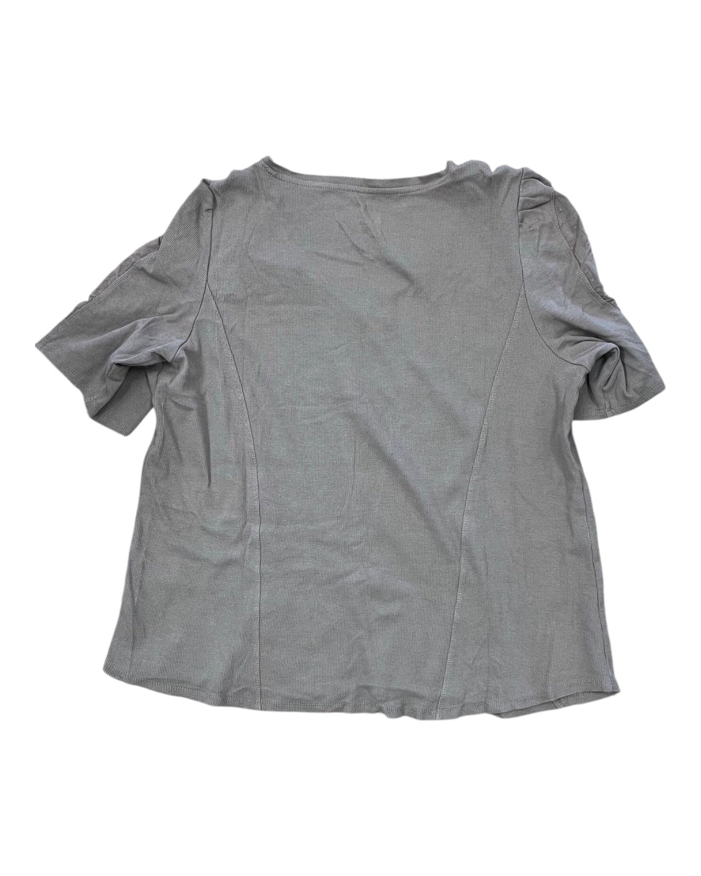 Top Ss By Maurices In Taupe, Size:1X