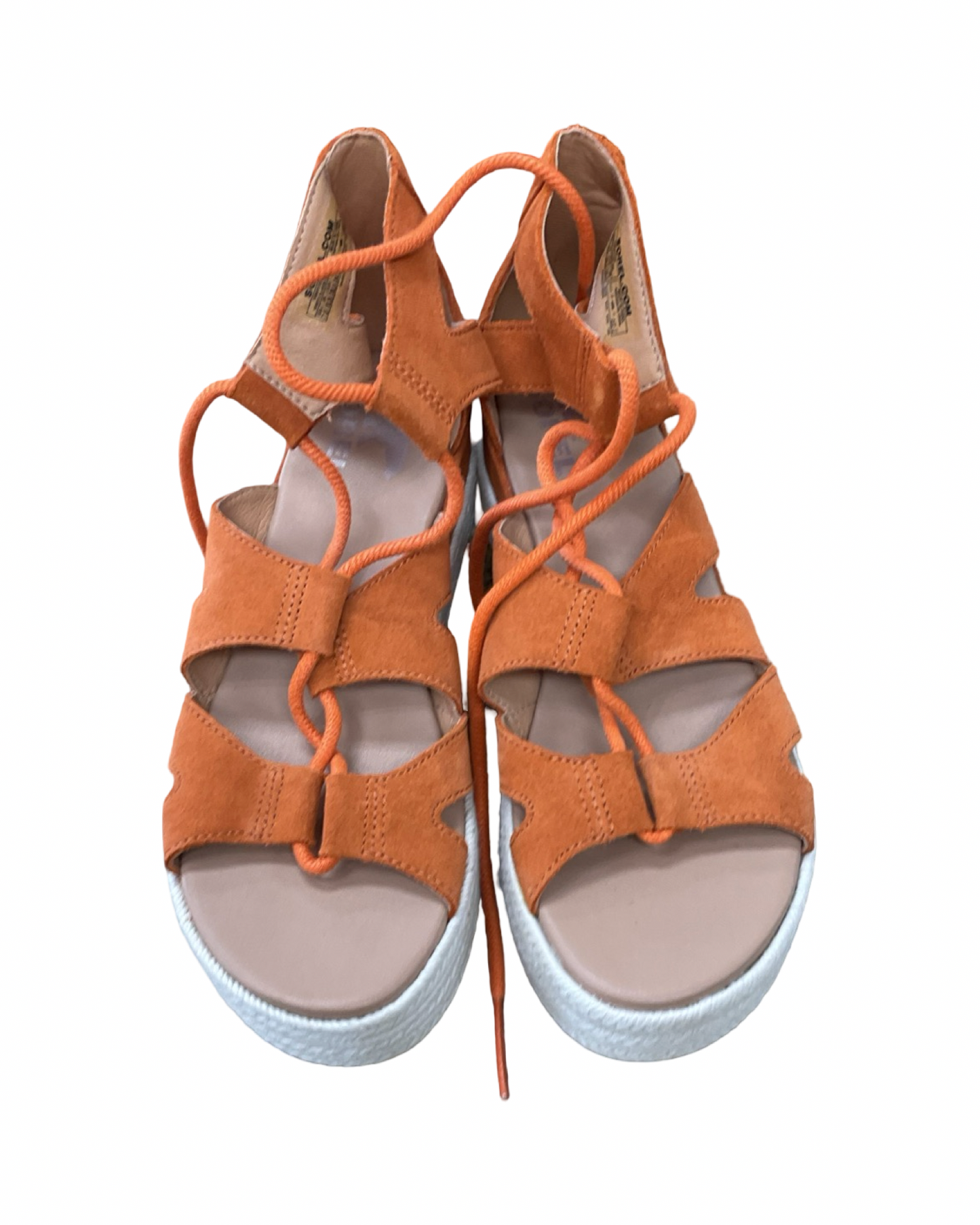 Sandals Heels Platform By Sorel In Orange, Size:7.5