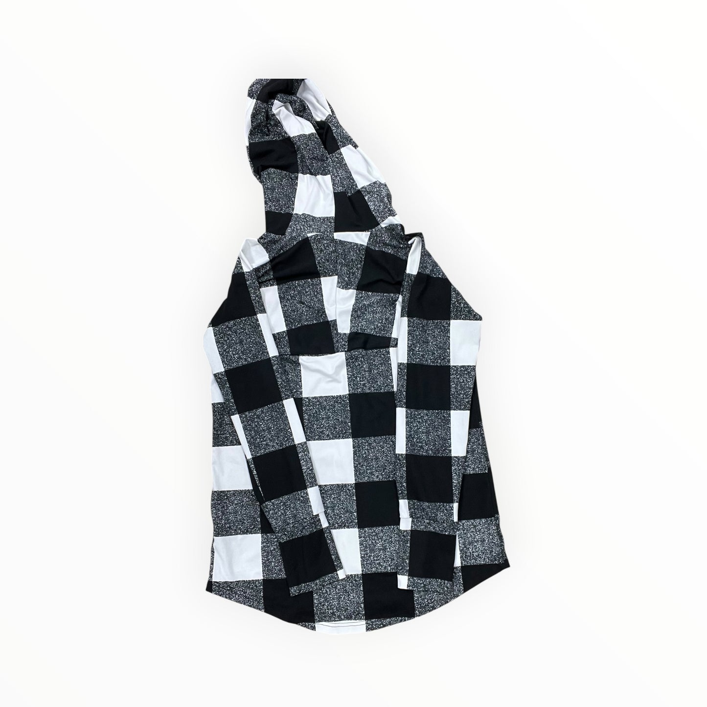 Sweatshirt Hoodie By Lularoe In Black & White, Size:S