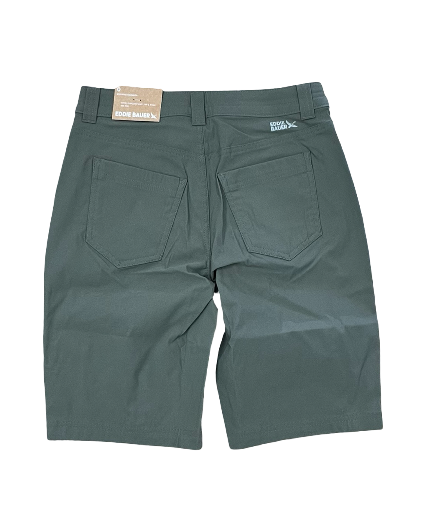 Shorts By Eddie Bauer In Green, Size:0