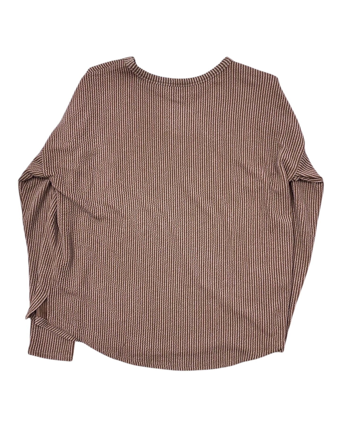 Top Ls By Maurices In Brown, Size:L