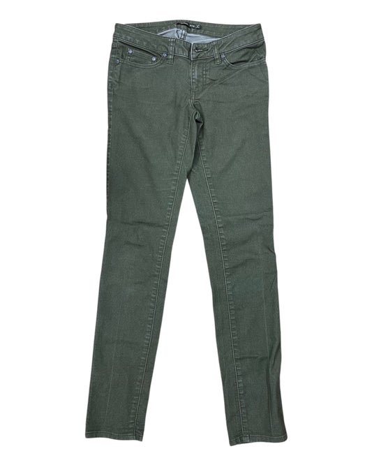 Jeans Skinny By Prana In Green, Size:0
