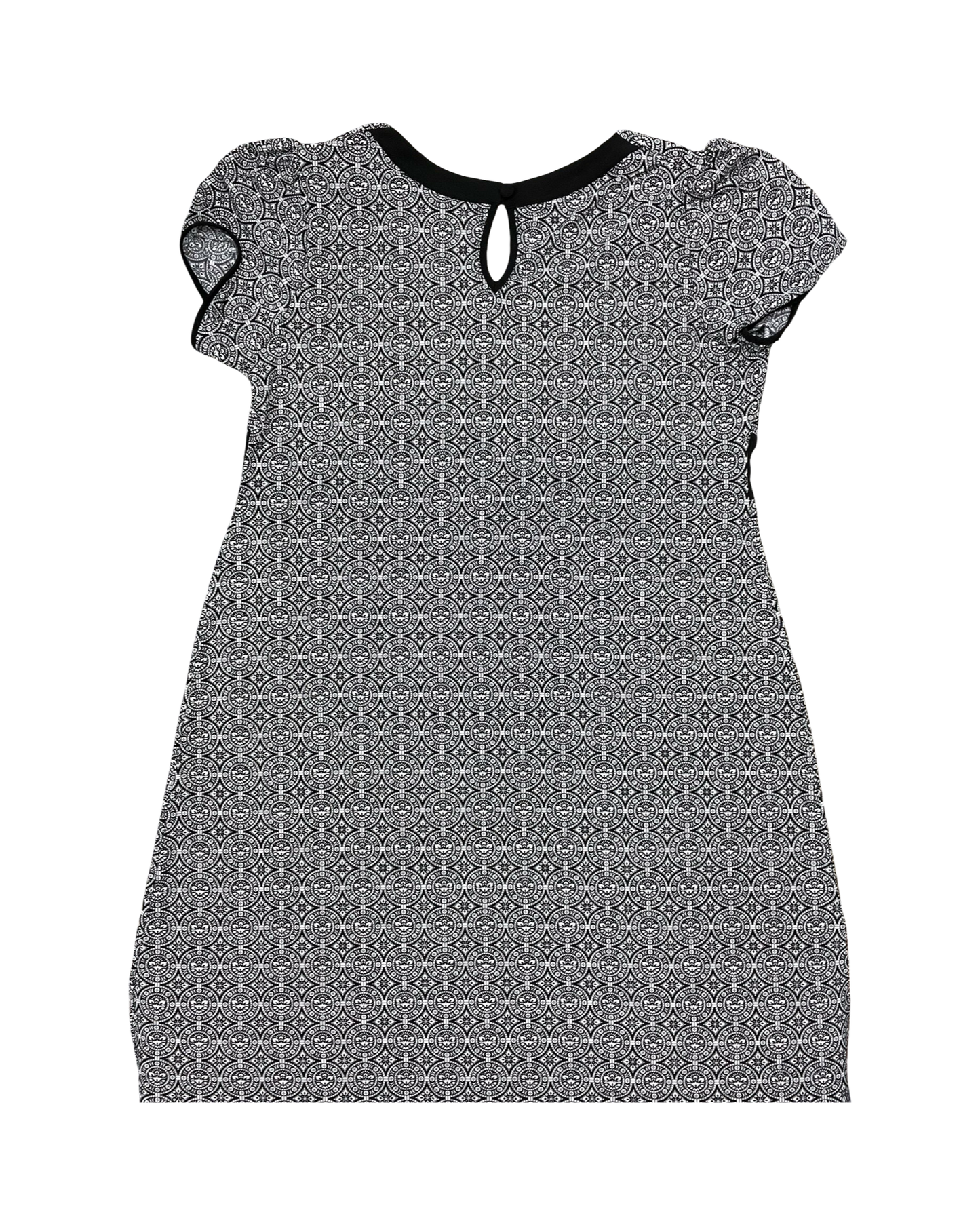 Dress Casual Midi By Cj Banks In Black & White, Size:1X