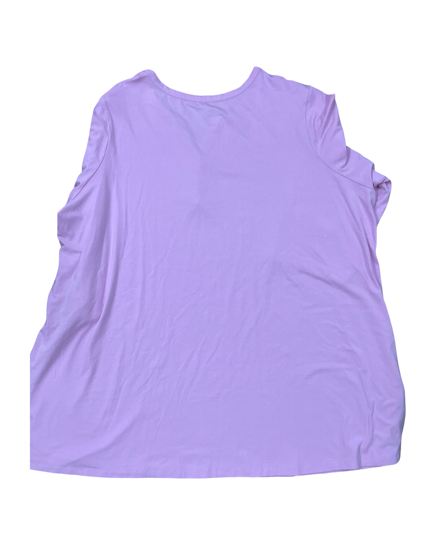 Top 3/4 Sleeve By D&Co. In Pink, Size:3X