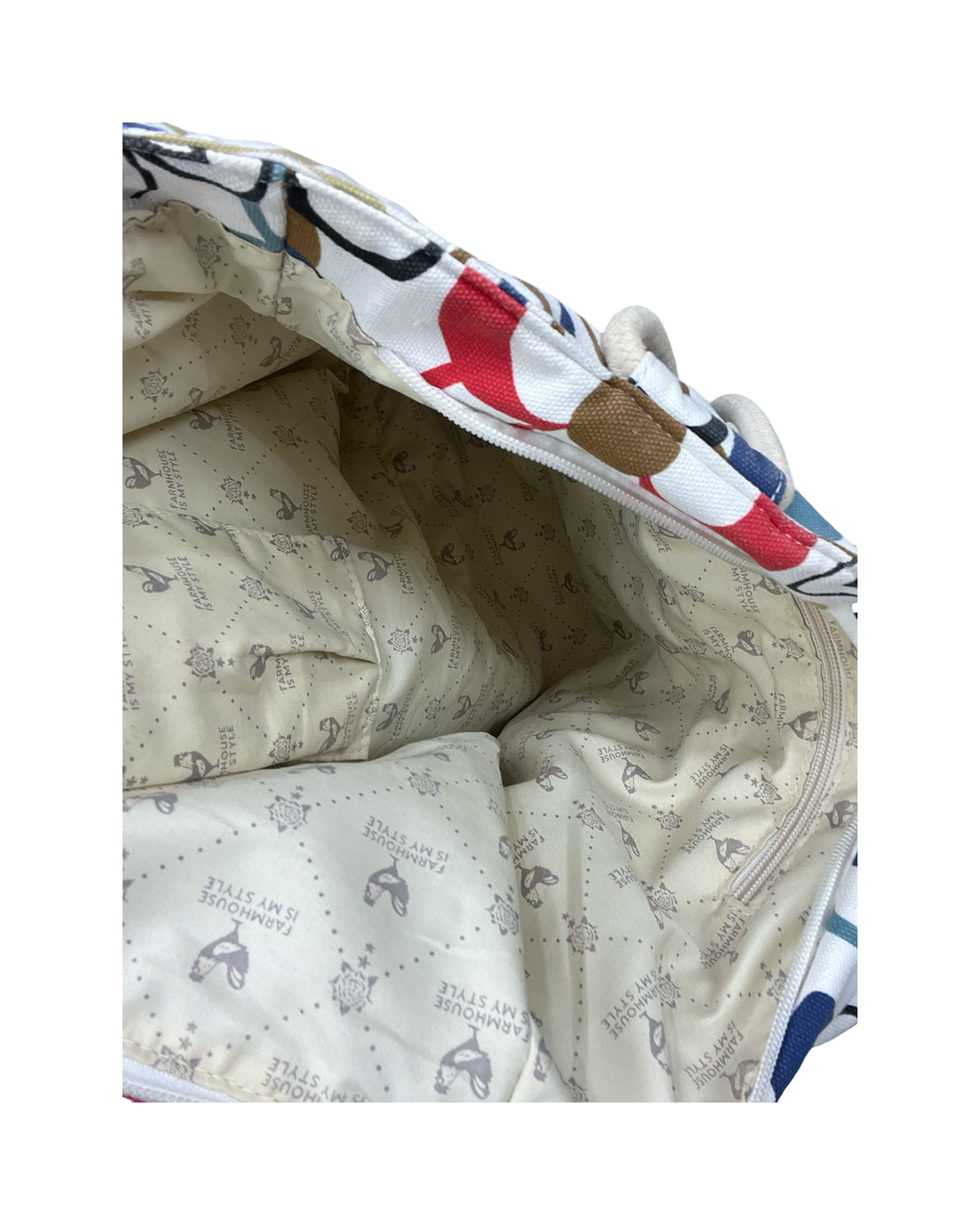 Handbag By Clothes Mentor In White, Size:Large