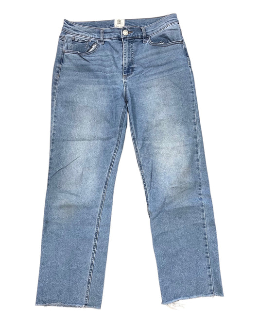Jeans Straight By Just Black In Blue Denim, Size:8